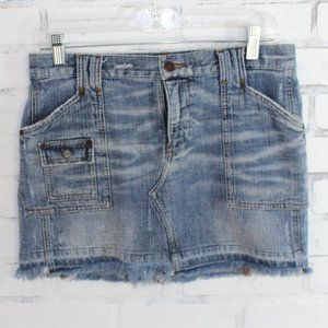 Express Denim Jean Skirt / Stretch Denim